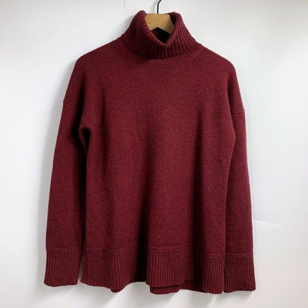 Pendleton Women's Merino Wool Split Turtle Neck Long Sleeve Sweater Size XS